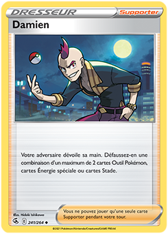 Carte Pokémon Damien 241/264 de la série Poing de Fusion en vente au meilleur prix