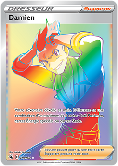 Carte Pokémon Damien 279/264 de la série Poing de Fusion en vente au meilleur prix