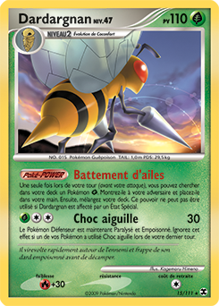 Carte Pokémon Rare Dardargnan 15/111 de la série Rivaux Émergents