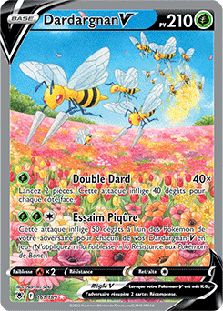 Carte Pokémon Dardargnan V 161/189 de la série Astres Radieux en vente au meilleur prix