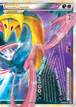 Carte Pokémon Pokémon Légende Darkrai & Cresselia LÉGENDE 100/102 de la série Triomphe