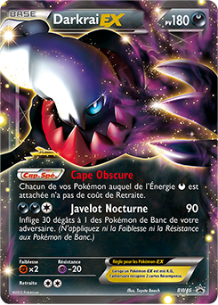 Carte Pokémon Promo Darkrai EX BW46 de la série Promos Noir & Blanc