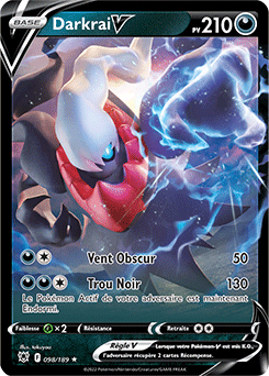 Carte Pokémon Darkrai V 098/189 de la série Astres Radieux en vente au meilleur prix