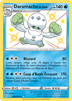 Carte Pokémon Darumacho de Galar SV024/SV122 de la série Destinées Radieuses en vente au meilleur prix