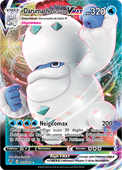 Carte Pokémon Darumacho de Galar VMAX 037/185 de la série Voltage Éclatant en vente au meilleur prix