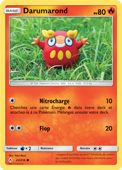 Carte Pokémon Commune Darumarond 23/214 de la série Alliance Infallible