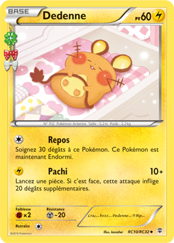 Carte Pokémon Dedenne RC10/RC32 de la série Générations en vente au meilleur prix