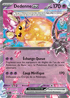 Carte Pokémon Dedenne ex 093/193 de la série Évolutions à Paldea en vente au meilleur prix