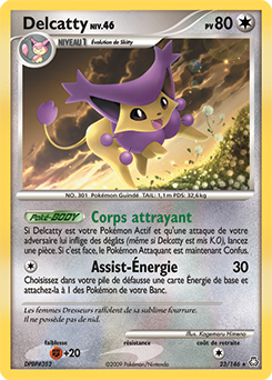 Carte Pokémon Delcatty 23/146 de la série Eveil des Légendes en vente au meilleur prix