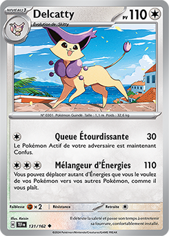 Carte Pokémon Delcatty 131/162 de la série Forces Temporelles en vente au meilleur prix