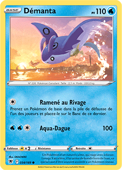 Carte Pokémon Démanta 034/189 de la série Astres Radieux en vente au meilleur prix