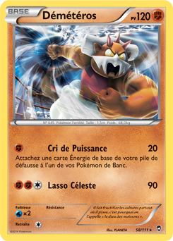 Carte Pokémon Démétéros 58/111 de la série Poings Furieux en vente au meilleur prix