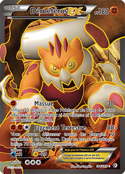 Carte Pokémon Démétéros EX 144/149 de la série Frantières Franchies en vente au meilleur prix