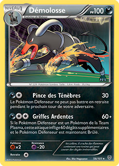 Carte Pokémon Démolosse 56/101 de la série Explosion Plasma en vente au meilleur prix