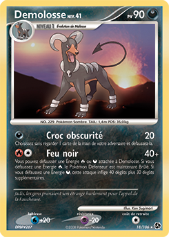 Carte Pokémon Rare Demolosse 18/106 de la série Duels au Sommet