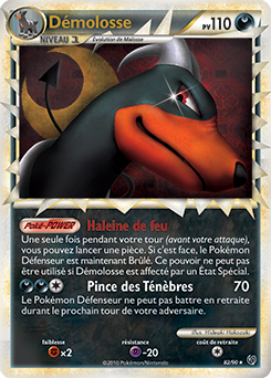 Carte Pokémon Démolosse 82/90 de la série Indomptable en vente au meilleur prix