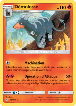 Carte Pokémon Démolosse 46/214 de la série Tonnerre Perdu en vente au meilleur prix