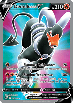 Carte Pokémon Démolosse V 178/189 de la série Ténèbres Embrasées en vente au meilleur prix