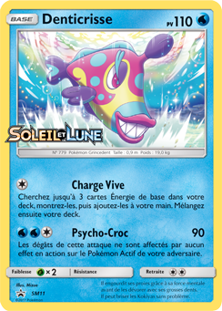 Carte Pokémon Denticrisse SM11 de la série Promos Soleil et Lune en vente au meilleur prix