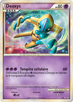 Carte Pokémon Deoxys SL1 de la série Appel des Légendes en vente au meilleur prix