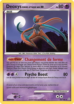 Carte Pokémon Deoxys 24/146 de la série Eveil des Légendes en vente au meilleur prix