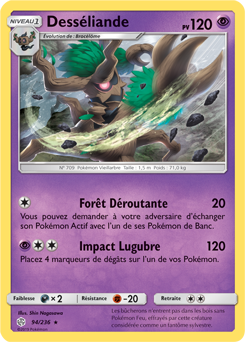 Carte Pokémon Desséliande 94/236 de la série Éclipse Cosmique en vente au meilleur prix