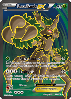 Carte Pokémon Pokémon Full Art Desséliande EX 145/160 de la série Primo Choc