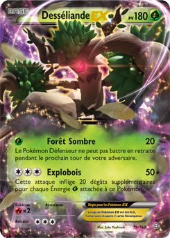Carte Pokémon Desséliande EX 19/160 de la série Primo Choc en vente au meilleur prix