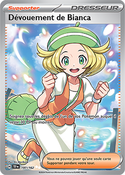 Carte Pokémon Dévouement de Bianca 197/162 de la série Forces Temporelles en vente au meilleur prix