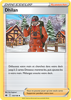 Carte Pokémon Dhilan 150/198 de la série Règne de Glace en vente au meilleur prix