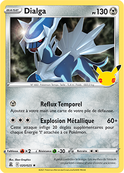 Carte Pokémon Dialga 20/25 de la série Célébrations en vente au meilleur prix