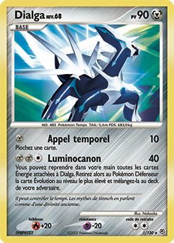 Carte Pokémon Dialga 1/130 de la série Diamant & Perle en vente au meilleur prix