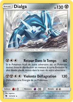 Carte Pokémon Dialga 127/214 de la série Tonnerre Perdu en vente au meilleur prix