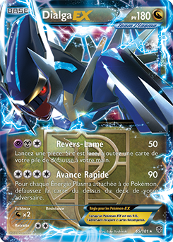 Carte Pokémon Dialga EX 65/101 de la série Explosion Plasma en vente au meilleur prix