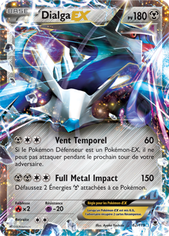 Carte Pokémon Dialga EX 62/119 de la série Vigueur Spectrale en vente au meilleur prix