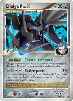 Carte Pokémon Dialga NIV.X 122/127 de la série Platine en vente au meilleur prix