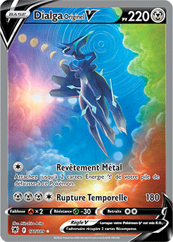 Carte Pokémon Dialga Originel V 177/189 de la série Astres Radieux en vente au meilleur prix