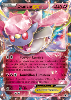 Carte Pokémon Promo Diancie EX XY43 de la série Promos XY