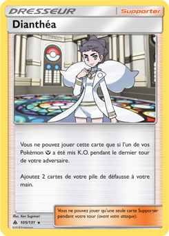 Carte Pokémon Holographique Rare Dianthéa 105/131 de la série Lumière Interdite