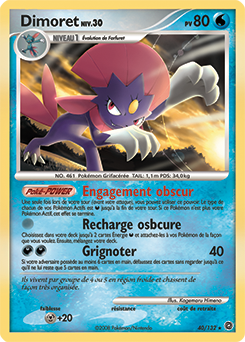 Carte Pokémon Dimoret 40/132 de la série Merveilles Secrètes en vente au meilleur prix
