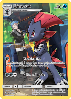 Carte Pokémon Dimoret 238/236 de la série Éclipse Cosmique en vente au meilleur prix