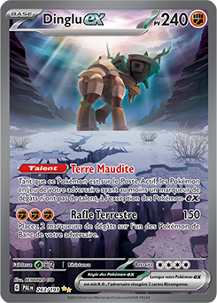 Carte Pokémon Dinglu ex 263/193 de la série Évolutions à Paldea en vente au meilleur prix