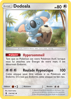 Carte Pokémon Dodoala 114/145 de la série Gardiens Ascendants en vente au meilleur prix