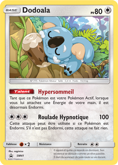 Carte Pokémon Dodoala SM41 de la série Promos Soleil et Lune en vente au meilleur prix