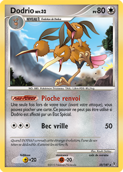 Carte Pokémon Dodrio 25/147 de la série Vainqueurs Suprêmes en vente au meilleur prix