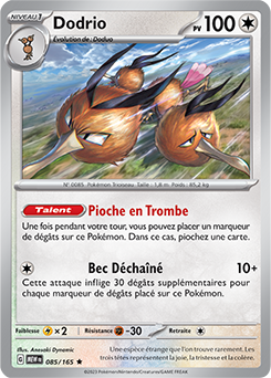 Carte Pokémon Dodrio 85/165 de la série 151 en vente au meilleur prix