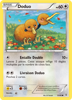 Carte Pokémon Doduo 55/83 de la série Générations en vente au meilleur prix