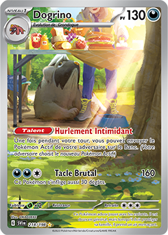 Carte Pokémon Dogrino 218/198 de la série Écarlate et Violet en vente au meilleur prix
