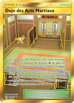 Carte Pokémon Dojo des Arts Martiaux 268/236 de la série Éclipse Cosmique en vente au meilleur prix