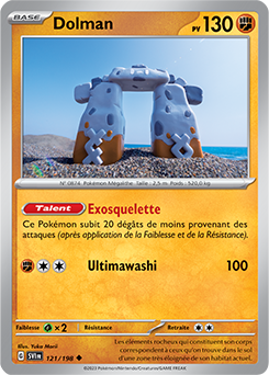 Carte Pokémon Dolman 121/198 de la série Écarlate et Violet en vente au meilleur prix